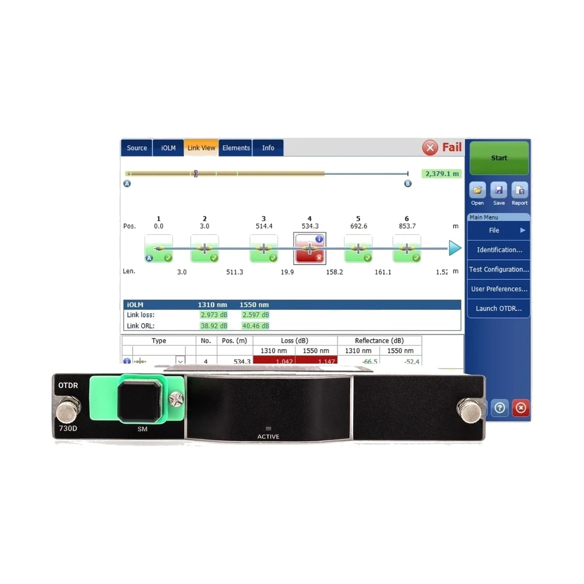 EXFO FTBx-730D OTDR Module