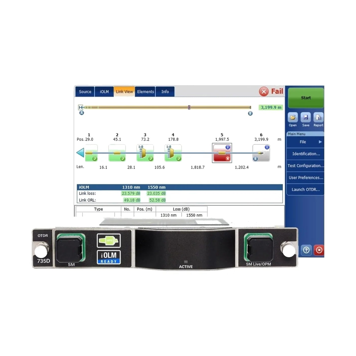 EXFO FTBx-735D OTDR Module