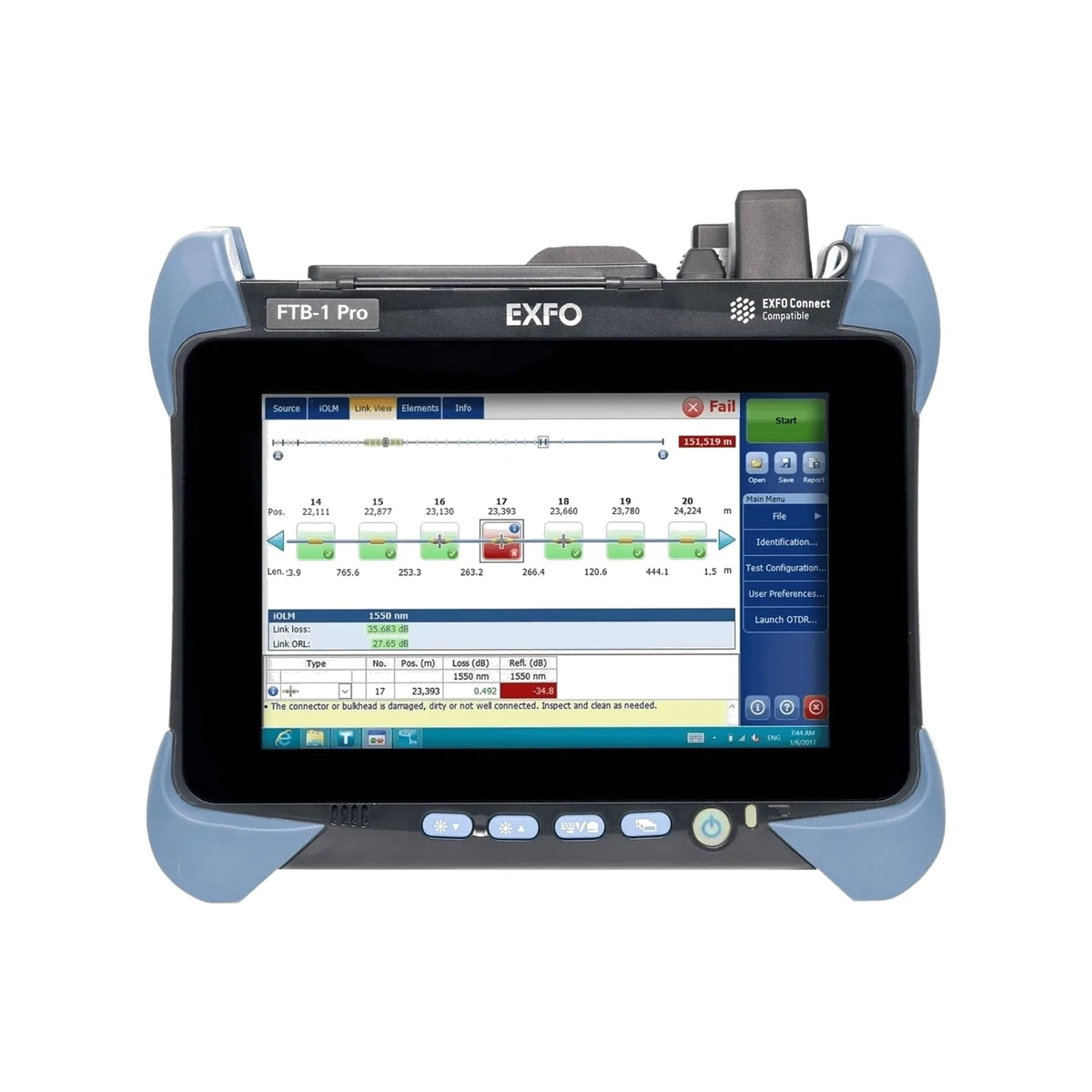 EXFO FTBx-750C OTDR Module