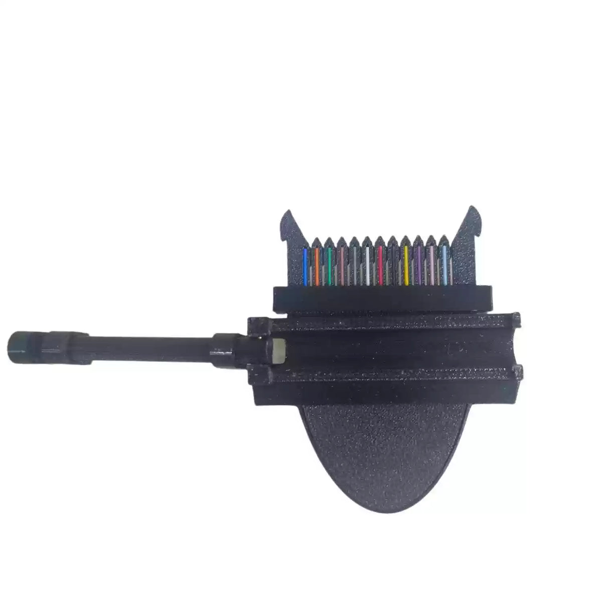 12-core fiber ribbonizing tool showing the movable clamp